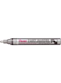 Marqueur peinture pointe ogive, écriture 2 à 4mm, argent
