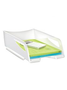 Corbeille à courrier maxi blanche