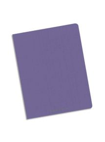 Cahier polypro 24x32cm, 96p, petits carreaux, violet