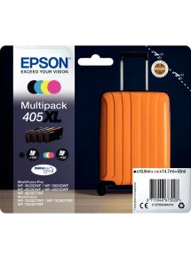 Epson VALISE / 405XL lot 4 cartouches encre NCMJ haute capacité authentique T05H640