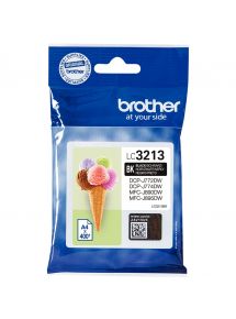 Brother GLACE cartouche jet d'encre noire haute capacité authentique (LC3213BK )