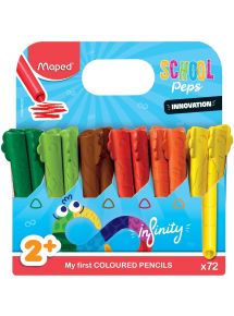 Schoolpack de 72 crayons de couleurs Infinity Kidy