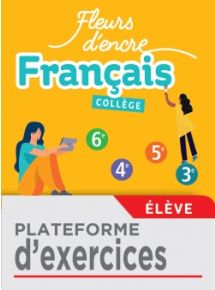 Fleurs d'encre Français Collège / Plateforme d'exercice - Ed. 2022 - Tarif 100% numérique - Licence par élève 1 an