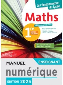 Offre réservée aux classes équipées en manuels papier - Licence par enseignant 1 an