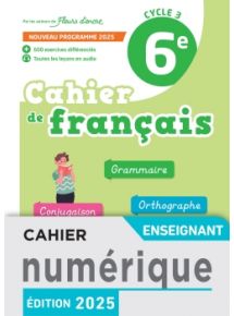 Offre réservée aux classes équipées en manuels papier - Licence par enseignant 1 an