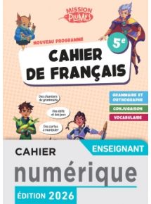 Offre réservée aux classes équipées en manuels papier - Licence par enseignant 1 an