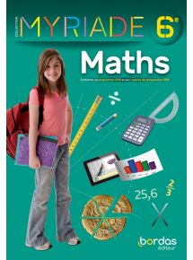 Mathématiques, Myriade 6e, Livre de l'élève
