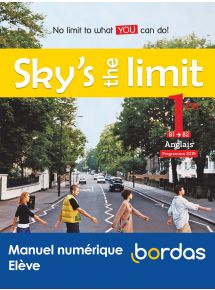 Sky's the limit Anglais 1re - Licence élève
