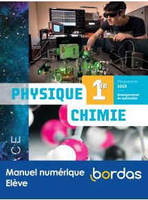 ESPACE Physique Chimie 1re - Licence élève