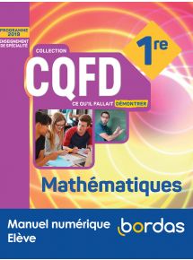 CQFD Maths 1re voie générale - Licence élève