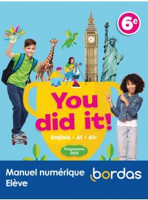 You did it! 6e (édition 2025)