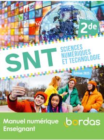 3.0 - Sciences Numériques et Technologie 2de (édition 2025) - Manuel numérique - Licence enseignant classe