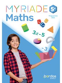 Myriade - Maths 5e - 2026 - Manuel numérique - Licence 1 an adoptant