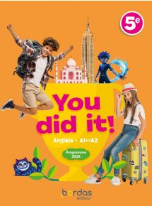 You did it! - Anglais 5e - 2026 - Manuel numérique - Licence enseignant classe