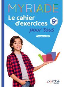 Myriade - Maths 5e - 2026 - Cahier numérique - Licence 1 an adoptant