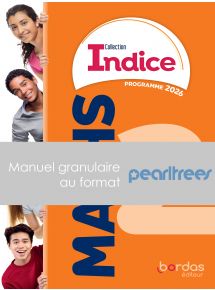 Indice - Maths 2de (édition 2026) - Manuel granulaire Pearltrees
