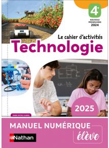 Technologie - Cahier d'activités 4ème - Ed. 2025 / Élève