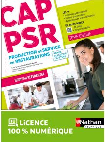 Production et service en restaurations - CAP PSR - Ed. 2023