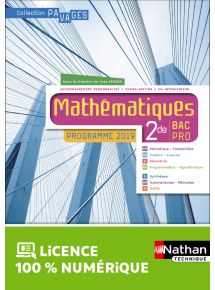 Mathématiques - 2de Bac Pro - Coll. Pavages - Ed. 2019