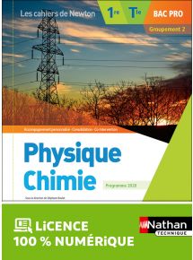 Physique-Chimie - 1re/Term Bac Pro - Groupement 2 - Coll. Les cahiers de Newton - Ed. 2020