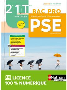Prévention Santé Environnement - Tome Unique - 2de/1re/Term Bac Pro - Coll. Acteurs de prévention - Ed.2025