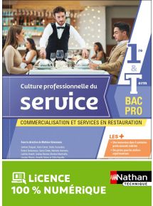 Culture professionnelle du service - 1re/Term Bac Pro CSR - Ed. 2022