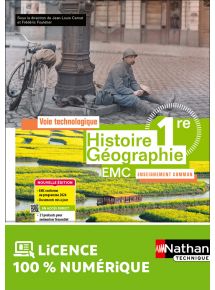 Histoire-Géographie-EMC - 1re technologique - Enseignement commun - Ed. 2025