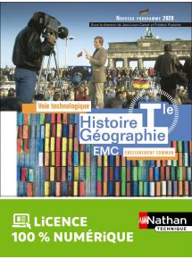 Histoire-Géographie-EMC - Term technologique - Enseignement commun - Ed. 2020