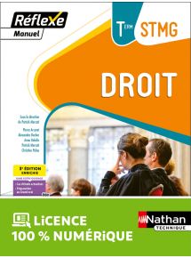 Droit - Term STMG - Coll. Réflexe - Ed. 2024 - manuel