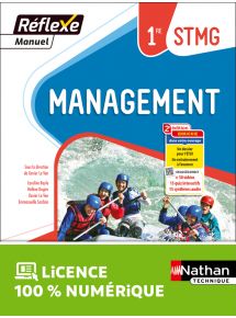 Management - 1re STMG - Coll. Réflexe - Ed. 2023 - manuel