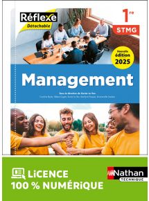 Management - 1re STMG - Coll. Réflexe - Ed. 2025 - pochette