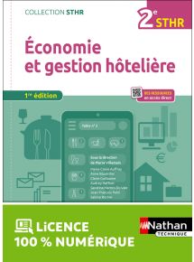 Économie et Gestion Hôtelière - 2de Bac STHR - Coll. STHR - Ed. 2022