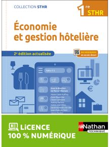 Économie et Gestion Hôtelière - 1re Bac STHR - Coll. STHR - Ed. 2022