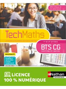 Mathématiques - BTS CG 1re et 2e années - Coll. TechMaths - Ed. 2024