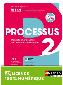 Processus 2 - Contrôle et production de l'information financière - BTS CG 1re et 2e années - Coll. Les Processus CG - Ed. 2024