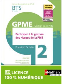 Domaine d'activités 2 - Participer à la gestion des risques de la PME - BTS GPME 2e année - Coll. Domaines d'activités GPME - Ed. 2022