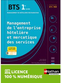 Management de l'entreprise hôtelière et mercatique des services - BTS MHR 1re année - Coll. BTS MHR - Ed. 2024