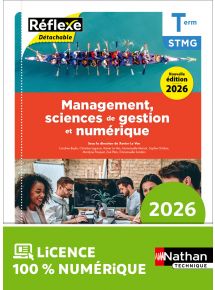 Management, Sciences de gestion et numérique - Term STMG - Coll. Réflexe - Ed. 2026 - pochette