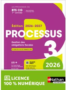 Processus 3 - Gestion des obligations fiscales - BTS CG 1re année - Coll. Les Processus CG - Ed. 2026