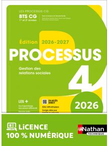 Processus 4 - Gestion des relations sociales - BTS CG 1re et 2e années - Coll. Les Processus CG - Ed. 2026