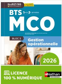 Bloc 3 - Gestion opérationnelle - BTS MCO 1re et 2e années - Coll. BTS MCO - Ed. 2026