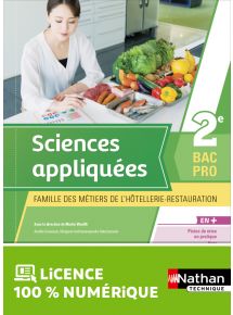 Sciences appliquées - 2de Bac Pro FMHR - Ed. 2021