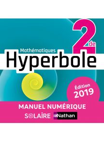 Hyperbole | Mathématiques 2de (2019)- Adoptant 1 an 100% en ligne