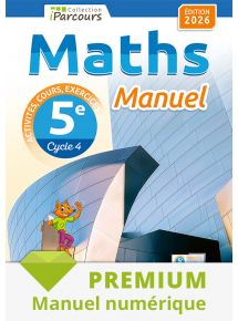 Manuel numérique iParcours maths 5e - 2026 - Abonnement Premium adoptant