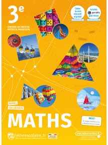 Maths 3e et son cahier 2021- manuel numérique élève - 5 ans