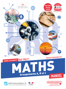 Mathématiques Tle Bac pro 2021 - manuel numérique élève - Adoptant papier
