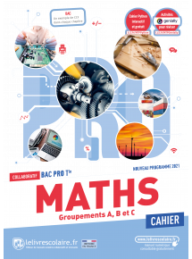 Cahier Mathématiques Tle Bac pro 2021 - manuel numérique élève