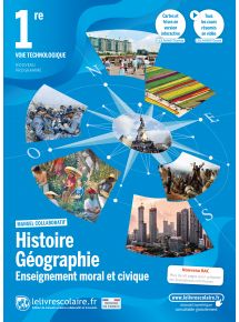 Histoire-Géographie-EMC 1re techno 2021 - manuel numérique élève - 5 ans