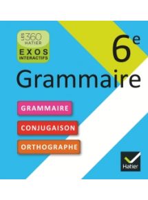 Grammaire collège 6e éd. 2016 - Pack d'exos interactifs - Tarif 100% numérique - Licence par élève 1 an