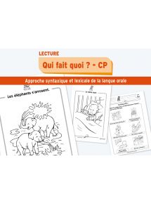 Qui fait quoi ? CP